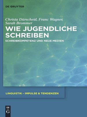 cover image of Wie Jugendliche schreiben